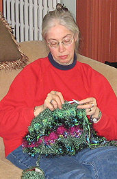 Marcia knitting